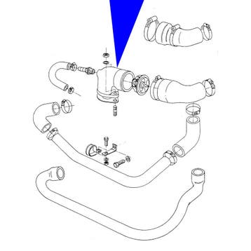 THERMOSTAATHUIS VETUS M3.10, Ophalen of Verzenden, Nieuw, Zeilboot of Motorboot