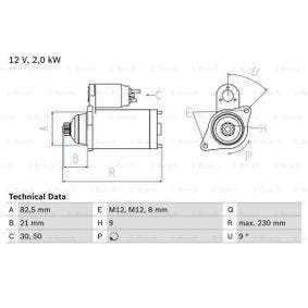 Startmotor 0 986 018 380 Bosch, Verzenden, Nieuw