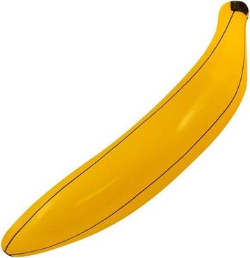 Opblaas banaan 162 cm, Verzenden, Nieuw, Feestartikel