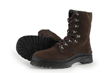 Sacha Veterboots in maat 45 Zwart, Verzenden, Zwart, Boots, Zo goed als nieuw