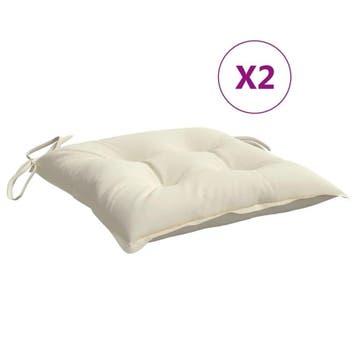 Stoelkussens 50x50cm - 2 stuks | Retourdeal 54% Korting, Ophalen of Verzenden, Zo goed als nieuw