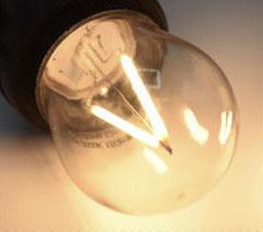 Dimbare LED Filament lamp 3W - transparant - 2650K, Verzenden, Nieuw