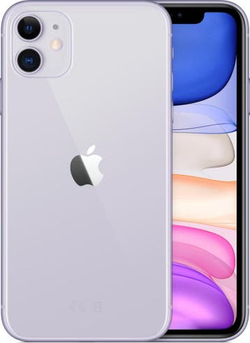 Apple iPhone 11 B-Grade, Paars, Refurbished, 64 GB, Zonder simlock