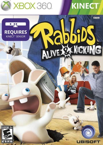 Xbox 360 Raving Rabbids: Alive & Kicking, Spelcomputers en Games, Verzenden, Zo goed als nieuw