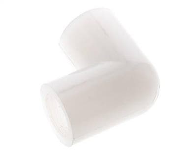 90° L-Koppeling G3/8 Binnendraad PVDF 10bar FDA, Verzenden, Nieuw
