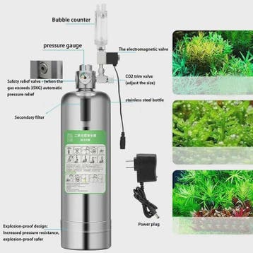 Roestvrijstalen Aquarium CO2 Generator Systeem Kit voor Plan, Dieren en Toebehoren, Vissen | Aquaria en Toebehoren, Verzenden