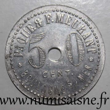 Ohne Jahr France Frankreich Kommitat 62 Boulogne Sur Mer..., Postzegels en Munten, Munten | Nederland, Verzenden