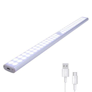 LED Kastverlichting USB - 40 cm - Met Sensor - Koel Wit, Ophalen of Verzenden, Nieuw