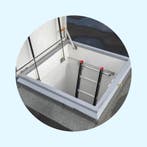 Luikladder 3 delig, Verzenden, Nieuw, Overige typen