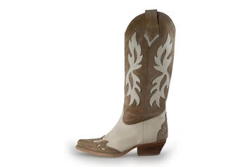 Sacha Cowboy laarzen in maat 38 Beige, Verzenden, Beige, Zo goed als nieuw, Sacha