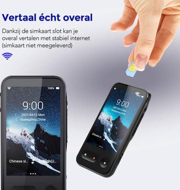 Membeli Vertaalcomputer - te gebruiken met Simkaart -, Ophalen of Verzenden, Nieuw