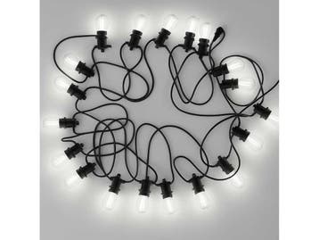 Veiling - 5 x Koppelbare Prikkabel 10 Meter – E27 – IP44, Nieuw