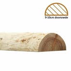 Douglas halfronde palen geschild | Doorsnede 9/10 cm, Len..., Doe-het-zelf en Verbouw, Hout en Planken, Verzenden, Nieuw