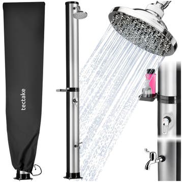 Zonnedouche Orinoco 40 l - zwart/zilver, Verzenden, Nieuw