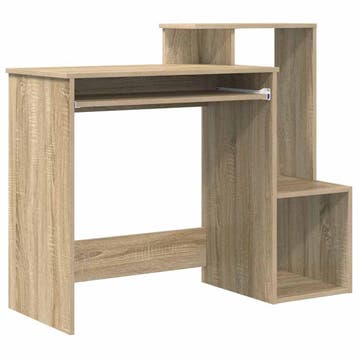 vidaXL Bureau Sonoma Eiken 106 x 41 x 88,5 cm Bewerkt hout, Verzenden, Nieuw