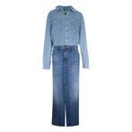 7 for all Mankind • blauwe denim maxi jurk • XL, Kleding | Dames, Jurken, Maat 46/48 (XL) of groter, Nieuw, 7 for all mankind