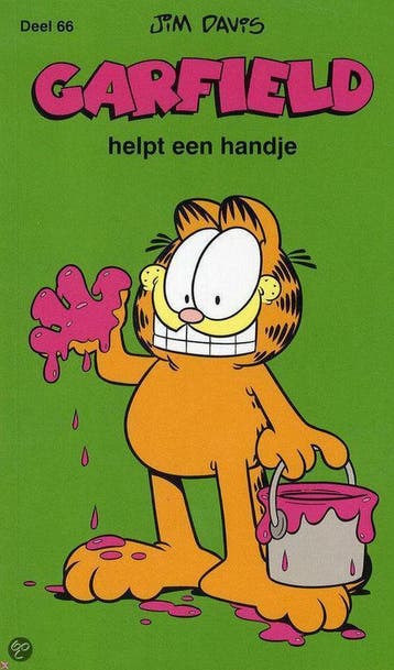 Garfield 66 - Garfield Helpt Een Handje - Jim Davis, Boeken, Verzenden, Gelezen, Jim Davis