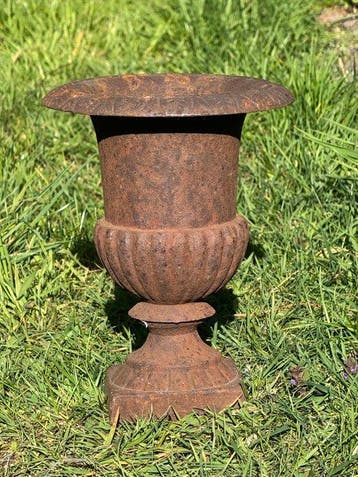 Rustieke zware Campana vaas 3,2 kilo - Jardinière -