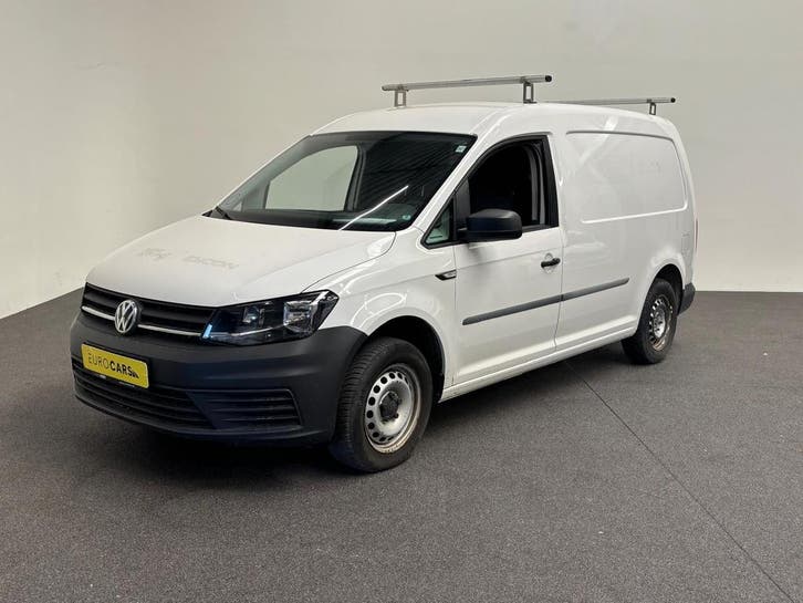 Volkswagen Caddy 2.0 TDI L2 Maxi, Auto's, Bestelauto's, Lease, Overige kleuren, Handgeschakeld, Financial lease, Wit, Volkswagen