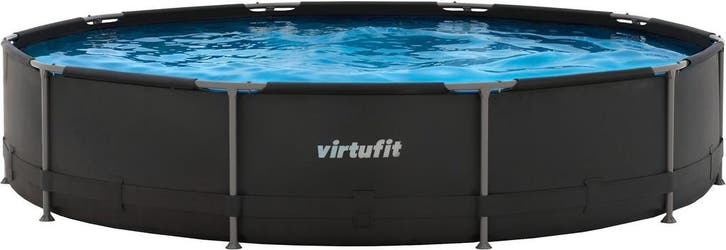 VirtuFit Rond Zwembad - 366 cm - Inclusief Filterpomp, Tuin en Terras, Zwembaden, 200 tot 400 cm, Opzetzwembad, Nieuw, Ophalen