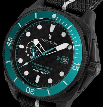 Tecnotempo - Commando - Forged Carbon & Titanium -, Nieuw
