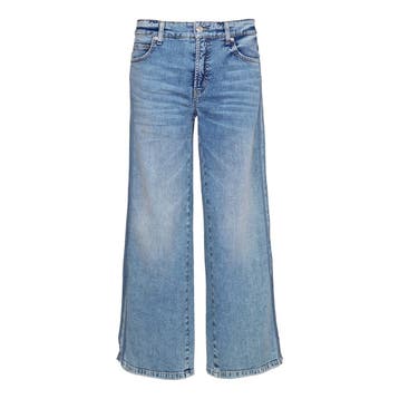 Cambio • blauwe jeans met bies • 36, Cambio, Verzenden, Nieuw, Blauw