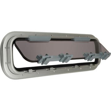 Patrijspoort Aluminium Rechthoekig 649x193mm, Watersport en Boten, Bootonderdelen, Ophalen of Verzenden, Nieuw