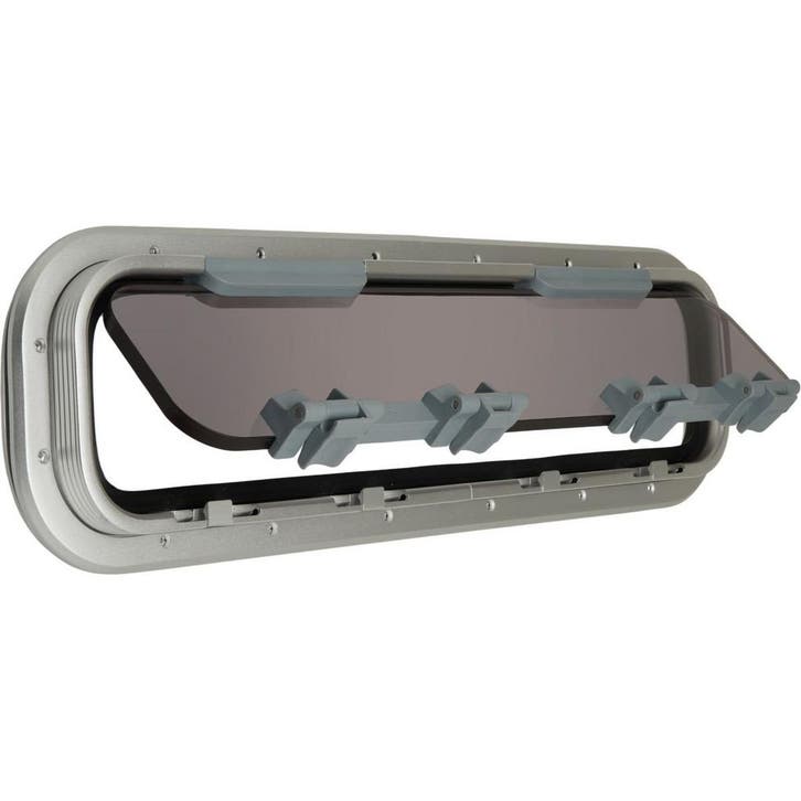 Patrijspoort Aluminium Rechthoekig 649x193mm, Watersport en Boten, Bootonderdelen, Ophalen of Verzenden