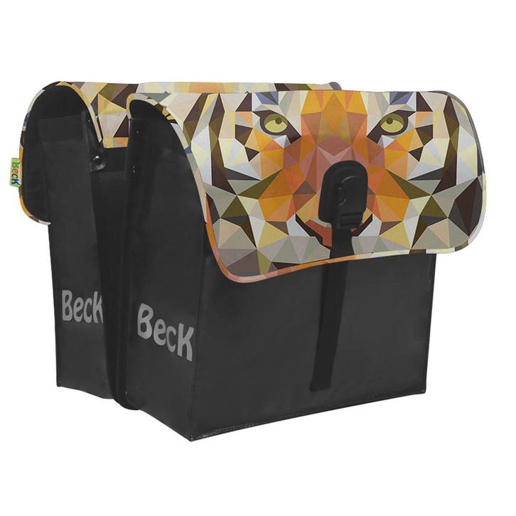 Beck Dubbele Fietstas Small Tiger, Fietsen en Brommers, Fietsaccessoires | Fietstassen, Nieuw, Verzenden