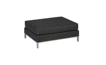 Exotan Casablanca footstool black |, Tuin en Terras, Tuinsets en Loungesets, Ophalen of Verzenden, Nieuw