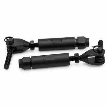 Railingset 4mm 2dlg zwart roestvaststaal, Verzenden, Nieuw