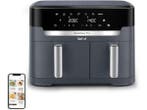Veiling - Tefal Dual Easy Fry XXL Dubbele Heteluchtfriteuse,, Witgoed en Apparatuur, Airfryers, Nieuw