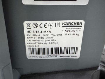KARCHER Hogedrukreiniger HD 8/18-4 MXA Plus *EU, Ophalen of Verzenden, Gebruikt