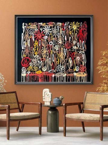 Nuno Barbedo (1983) - All together (XL Size Painting)