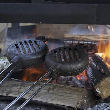 Goedkoopste Gietijzeren Kampvuur Wafelijzers!, Ophalen of Verzenden, Nieuw