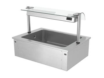 GGM Gastro | Inbouw ijsbak - 1135mm - 3x GN 1/1 - 130L - met, Verzenden, Nieuw in verpakking