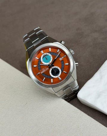 Invicta - Speedway Copper Chronograph Date - Zonder, Sieraden, Tassen en Uiterlijk, Horloges | Heren, Nieuw