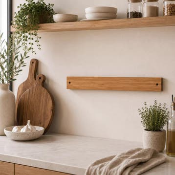 Yaxell Messenstrip van Bamboe 49,5 cm – Magnetisch en Duu., Ophalen of Verzenden, Nieuw, Hout
