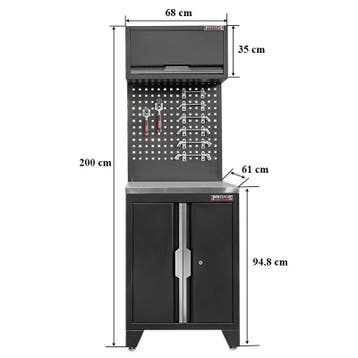 Gereedschapskasten set wandlengte 68 cm. lage tweedeurs, Ophalen of Verzenden, Nieuw