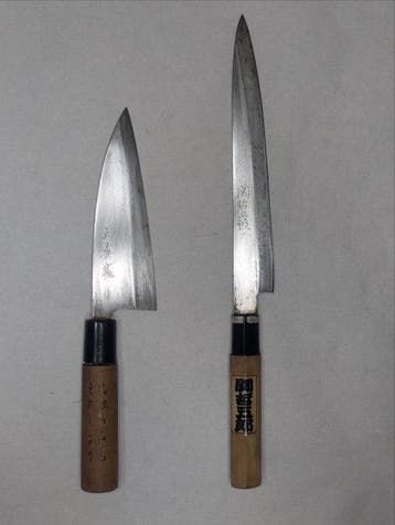 Keukenmes - Staal, Hout - Japan - Traditionele Japanse De-ba