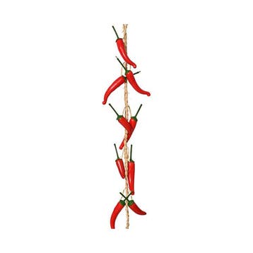 Chilipeper slinger | Decoris | 140 cm (Kunststof), Verzenden, Nieuw