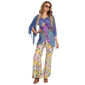 Flower Power kostuum dames Kiley, Kleding | Dames, Ophalen of Verzenden, Nieuw
