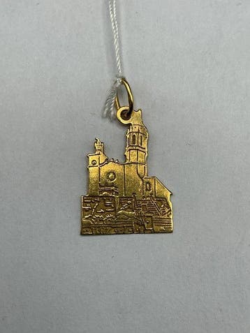 Zonder minimumprijs - Hanger - 18 karaat Geel goud, Sieraden, Tassen en Uiterlijk
