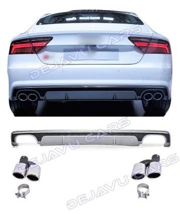 S7 Look Diffuser + Uitlaat sierstukken voor Audi A7 4G, Ophalen of Verzenden