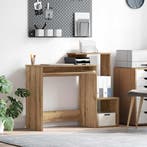 vidaXL Bureau met lade Artisan Eiken 106 x 41 x 88.5 cm, Verzenden, Nieuw