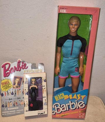 Mattel - Barbiepop Barbie Ken beach Blast, Portachiavi