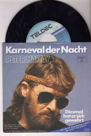 Peter Maffay – Karneval Der Nacht / Diesmal Hat Er Sich Gewe, Ophalen of Verzenden, Nieuw in verpakking