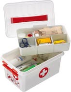Sunware Q-line EHBO-doos met inzet/vakverdeling 6 liter Set, Ophalen of Verzenden, Nieuw