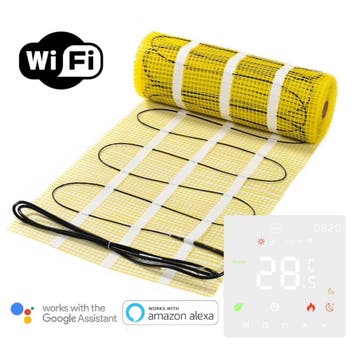 Pro -series Elektrische vloerverwarming  150 watt Wifi 15 m², Ophalen of Verzenden, Nieuw