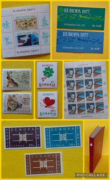 Wereld 1963/2006 - EUROPA CEPT: alles MNH, in voorraadboek;, Postzegels en Munten, Gestempeld